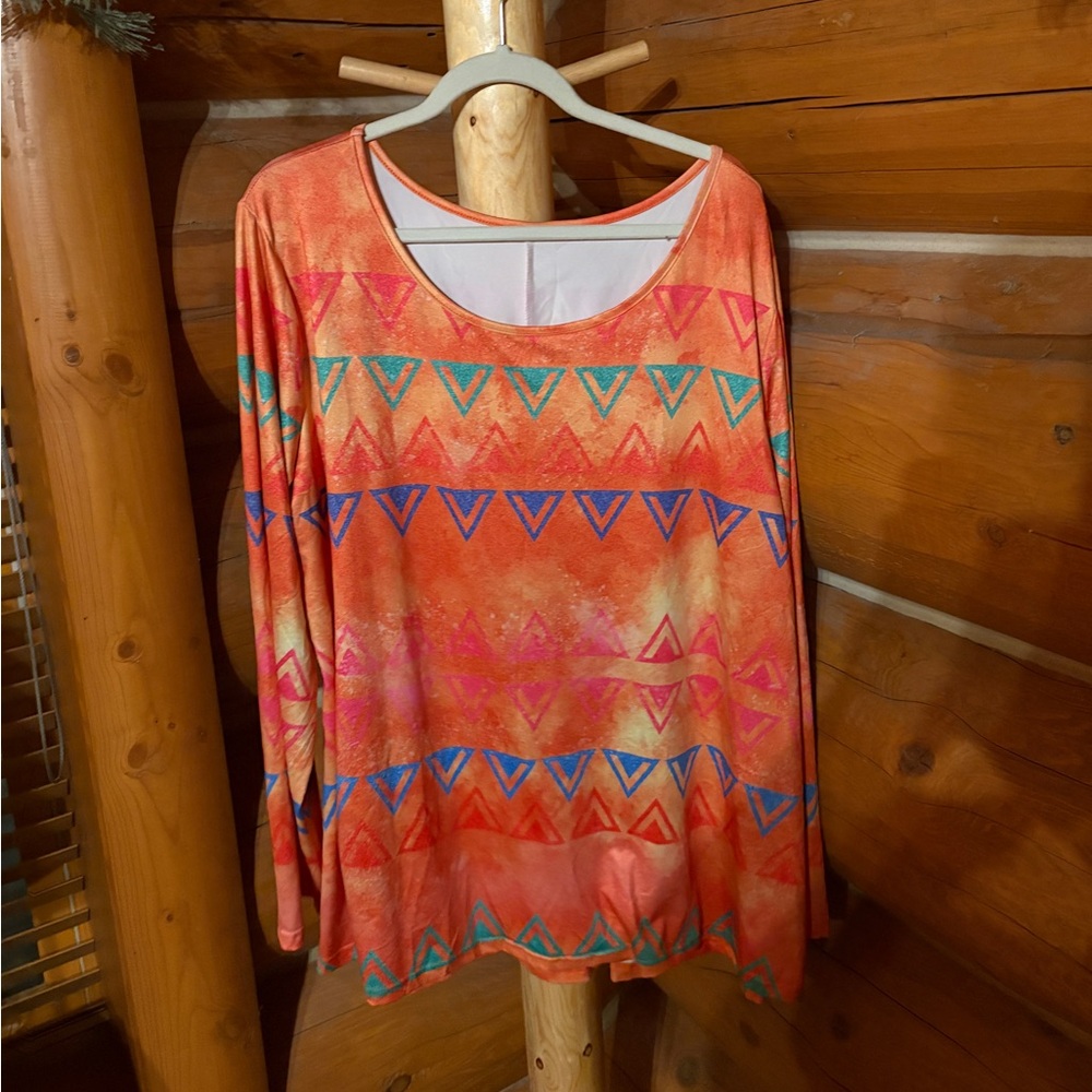 3x colorful top